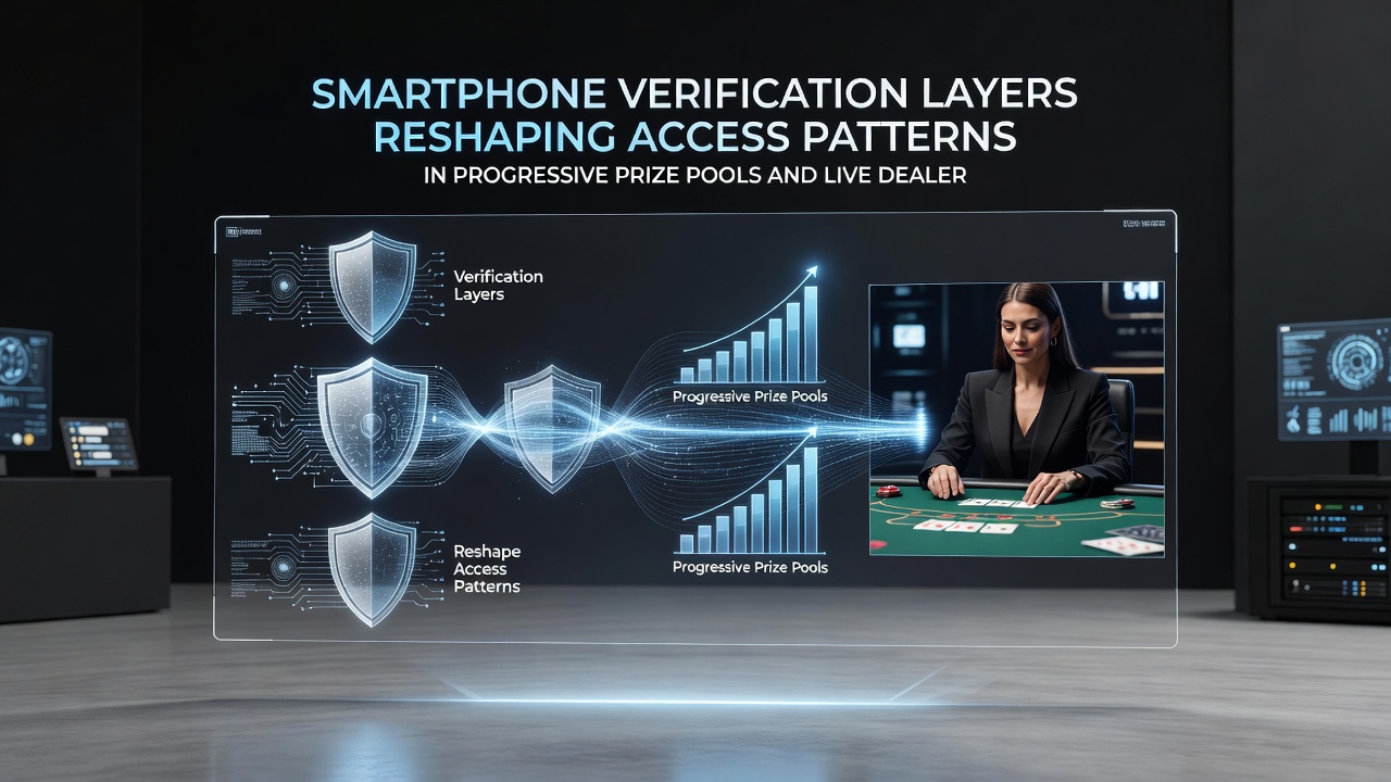 Live dealer table interface with embedded verification status indicators on mobile